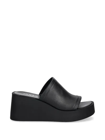 Jonak Paris Eugene Wedge-heel Platform Sandals In Black