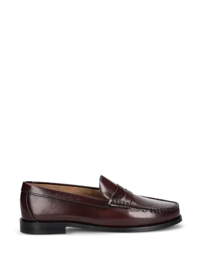 Jonak Paris Mirna Penny-strap Loafers In Brown
