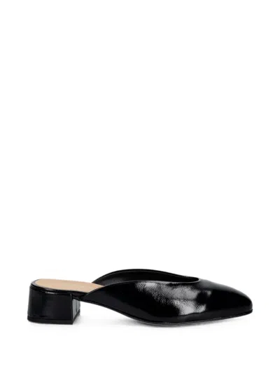 Jonak Paris Nine Patent-finish Leather Mules In Black