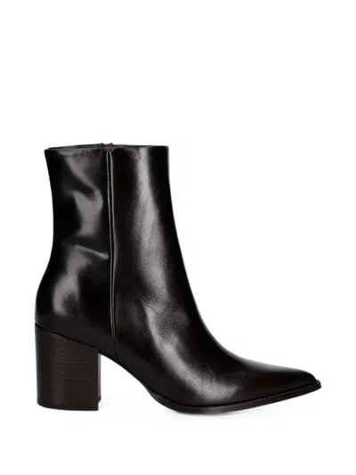 Jonak Paris Pointed-toe Block-heel Ankle Boots In Multi