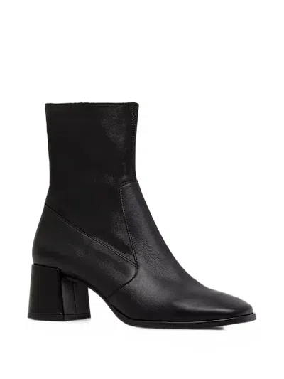 Jonak Paris Square-toe Ankle Boots In Black