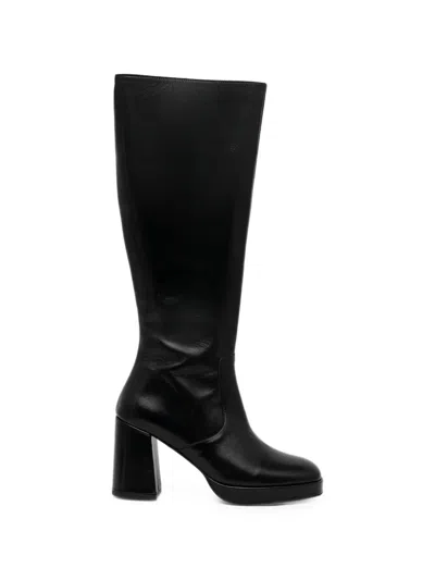 Jonak Paris Vendome Platform Knee-high Boots In Black