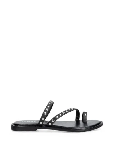Jonak Paris Wicket Stud-embellished Sandals In Black