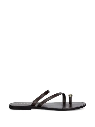 Jonak Paris Wife Toe-ring Strappy Sandals In Brown