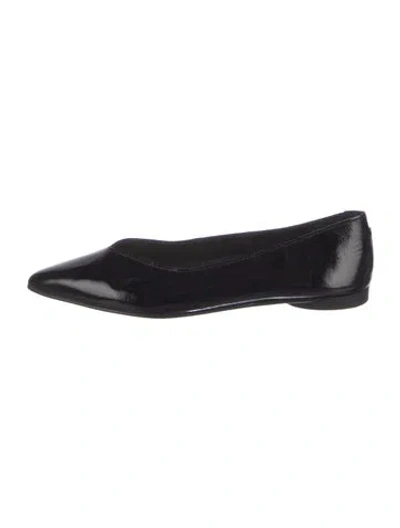 Pre-owned Jonak Patent Leather Flats In Black