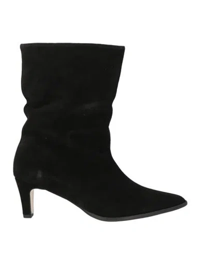 Jonak Py Woman Ankle Boots Black Size 10 Leather