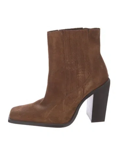 Pre-owned Jonak Suede Boots In Brown