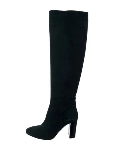 Pre-owned Jonak Suede Boots W/ Tags In Blue