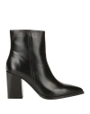 Jonak Woman Ankle Boots Black Size 11 Soft Leather In Black