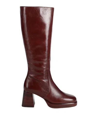 Jonak Knee Boots In Brown