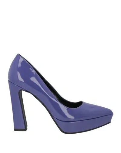 Jonak Woman Pumps Purple Size 9 Synthetic Material