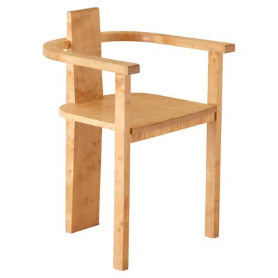 Pre-owned Jonas Bohlin Swedish Birch Armchair, 1990s In Brown