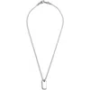 Jonas Studio Dog Tag Pendant Necklace In Metallic