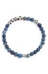 Jonas Studio Evil Eye Beaded Bracelet In Blue