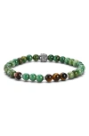 Jonas Studio Hideaway Beaded Stretch Bracelet In Green