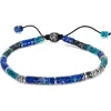 Jonas Studio Riverside Beaded Slider Bracelet In Lapis