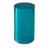 Jonathan Adler Acrylic Medium Cylinder Table In Blue