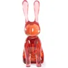 Jonathan Adler Acrylic Rabbit Sculpture In Red