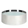 Jonathan Adler Alphaville Coffee Table In Silver