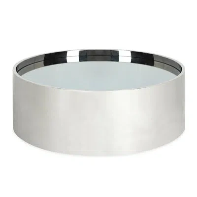 Jonathan Adler Alphaville Cocktail Table In Smoke Mirror