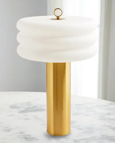Jonathan Adler Alphaville Table Lamp In Gold