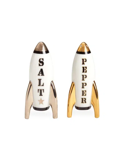 Jonathan Adler Apollo 2-pc. Salt & Pepper Shakers Set In White