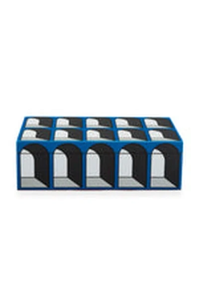 Jonathan Adler Arcade Lacquer Box In Blue