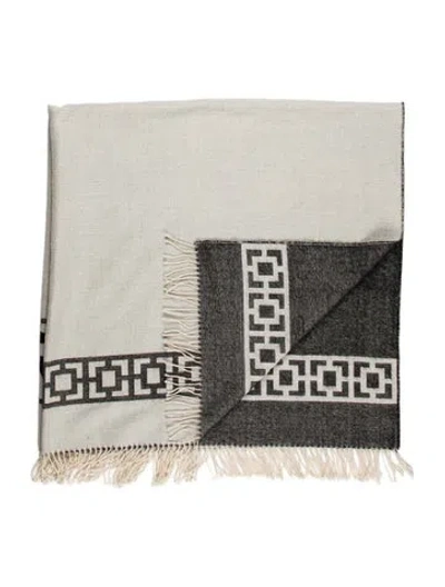 Pre-owned Jonathan Adler Baby Alpaca Throw Blanket