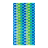 Jonathan Adler Bargello Puzzle Beach Towel In Blue