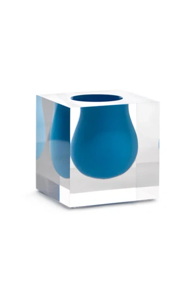 Jonathan Adler Bel Air Mini Scoop Vase In Cobalt