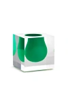 Jonathan Adler Bel Air Mini Scoop Vase In Emerald