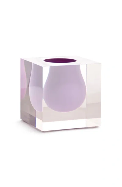 Jonathan Adler Bel Air Mini Scoop Vase In Lilac