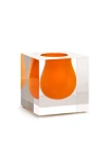 Jonathan Adler Bel Air Mini Scoop Vase In Orange
