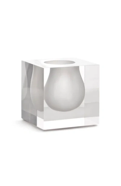 Jonathan Adler Bel Air Mini Scoop Vase In White