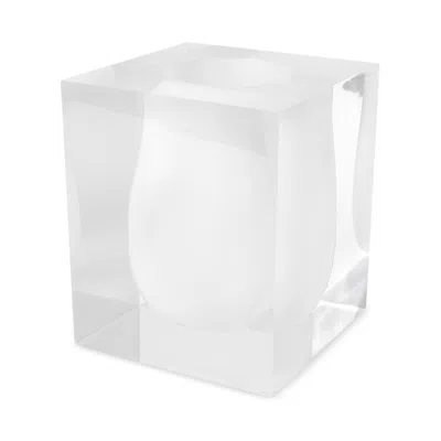 Jonathan Adler Bel Air Scoop Vase In Transparent