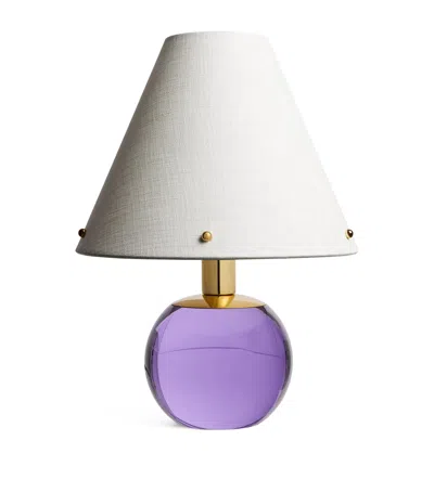 Jonathan Adler Belvedere Table Lamp In Purple