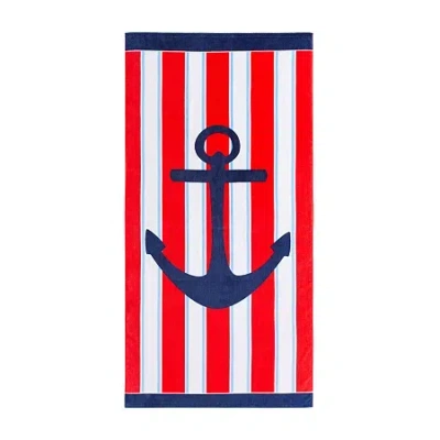 Jonathan Adler Big Anchor Beach Towel In Multi