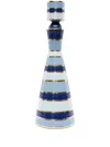 Jonathan Adler Small Chroma Ceramic Decanter In Blue