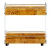 Jonathan Adler Bond Bar Cart In Brown