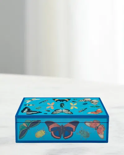 Jonathan Adler Botanist Box - Small In Blue
