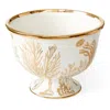 Jonathan Adler Botanist Coral Centerpiece Bowl In Gold