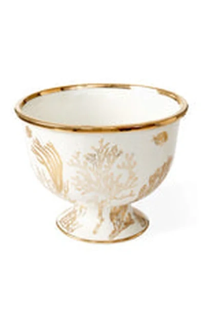 Jonathan Adler Botanist Coral Centerpiece Bowl In White