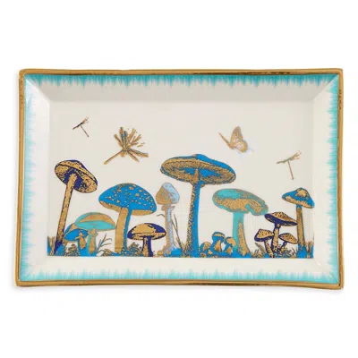 Jonathan Adler Botanist Rectangular Tray In Multi
