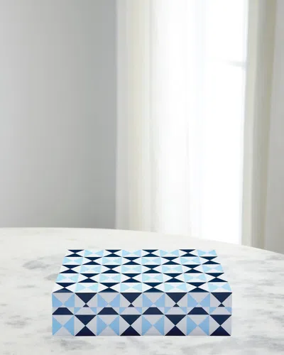 Jonathan Adler Bowtie Box - Large In Blue