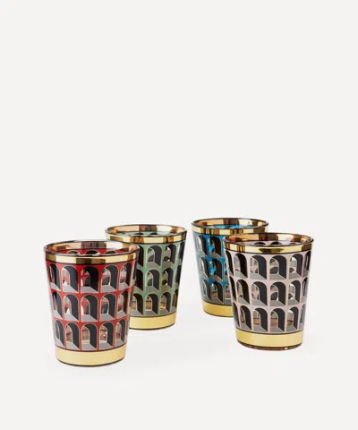 Jonathan Adler Arcade Colosseum Glasses Set Of Four