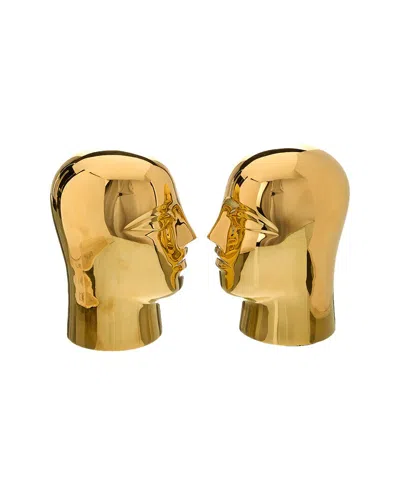 Jonathan Adler Brass Atlas Bookend Set