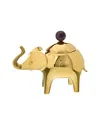 Jonathan Adler Brass Elephant Box In Gold