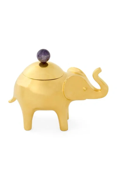 JONATHAN ADLER JONATHAN ADLER BRASS ELEPHANT DECORATIVE BOX