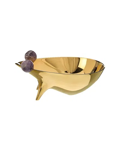Jonathan Adler Brass Frog Bowl