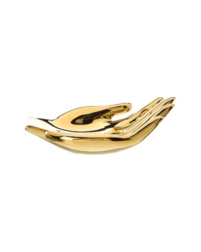Jonathan Adler Brass Hand Bowl